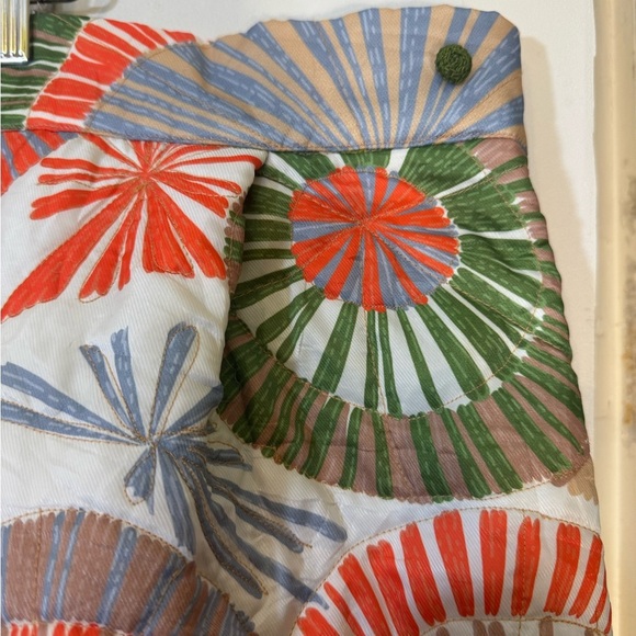 Frances Valentine Hostess Quilted Maxi Skirt Starburst Print-NWOT | 3X - Picture 6 of 15